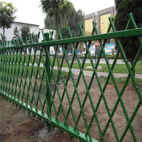 圓管不銹鋼防護柵欄 1.0米高公園花池護欄 別墅仿竹籬笆圍欄