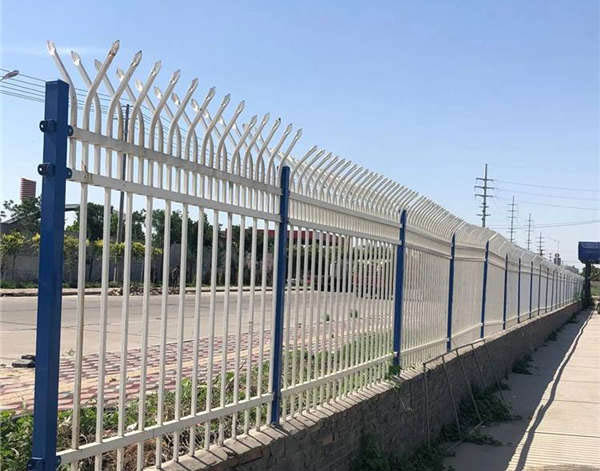 白色PVC園藝護欄 靜電噴涂社區柵欄 花池花壇園林綠化圍欄