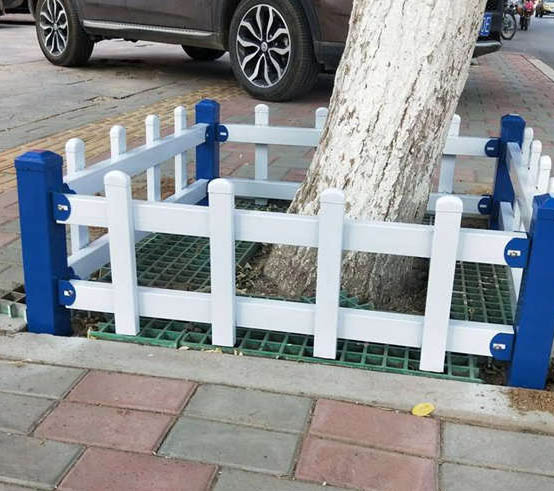 白色PVC園藝護欄 靜電噴涂社區柵欄 花池花壇園林綠化圍欄